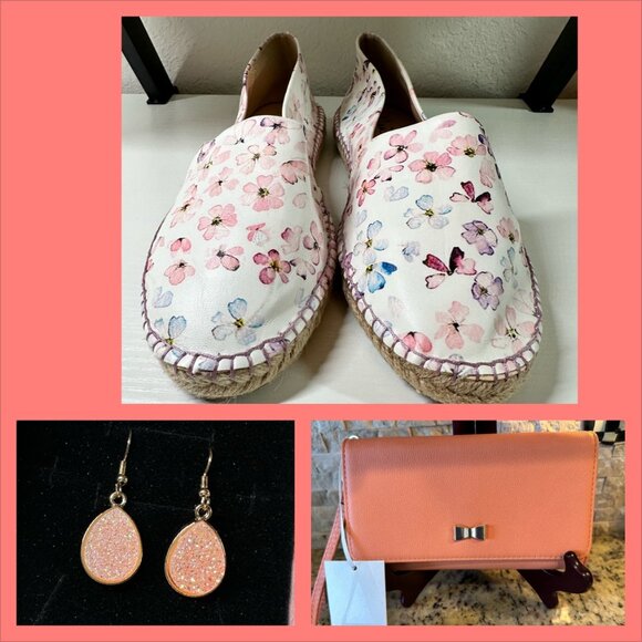 BUNDLE of Loafers, Wristlet and Earrings-NEW - Picture 1 of 11